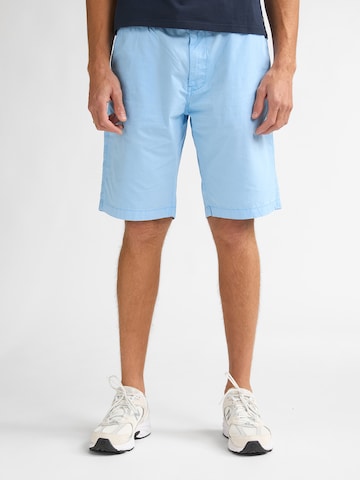 Petrol Industries Szabványos Chino nadrág - kék: elől