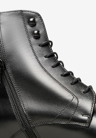 Henry Stevens Lace-Up Boots 'Winston CDB' in Black