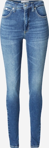 Skinny Jean Calvin Klein Jeans en bleu : devant