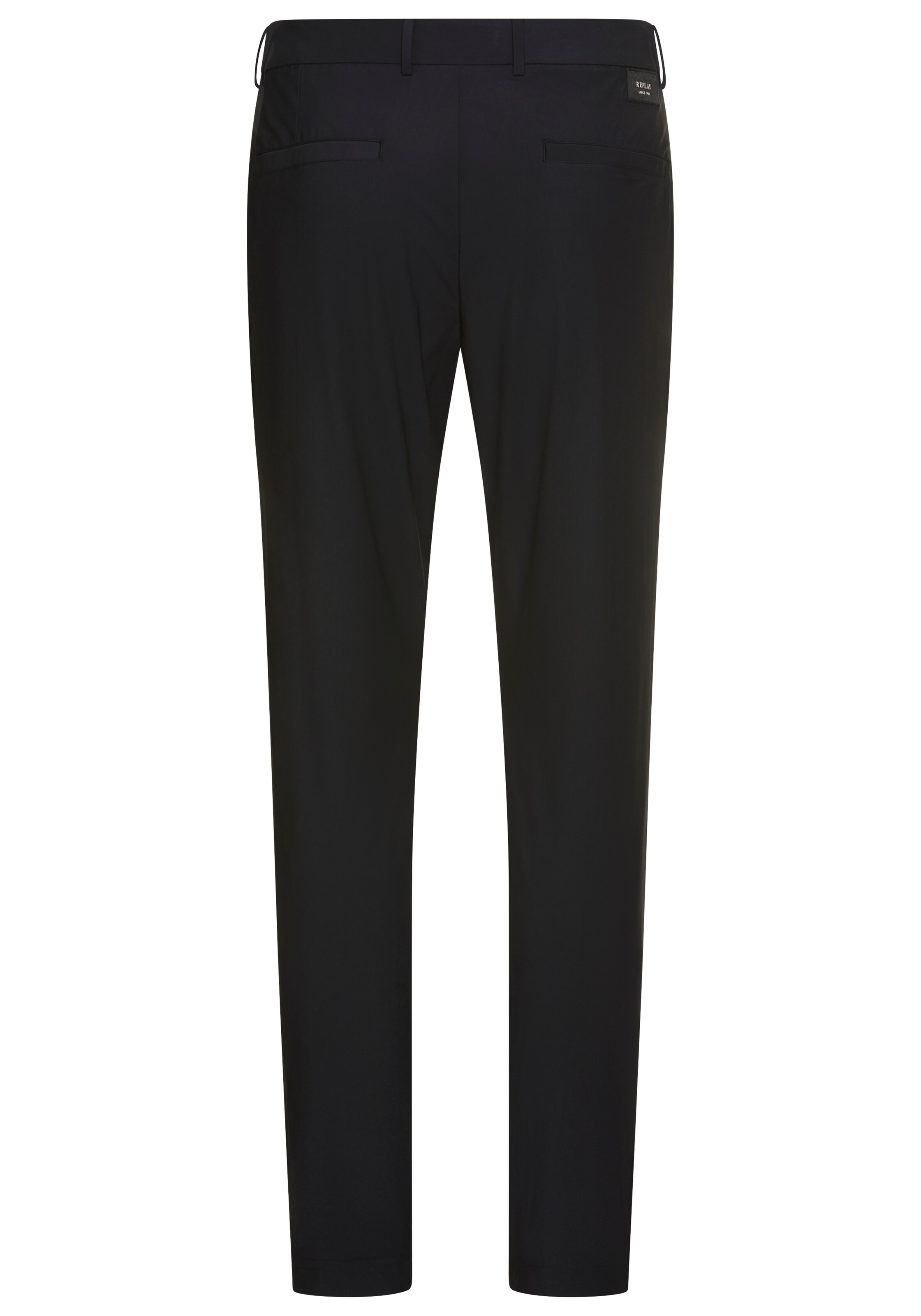 REPLAY Slimfit Hose in Schwarz