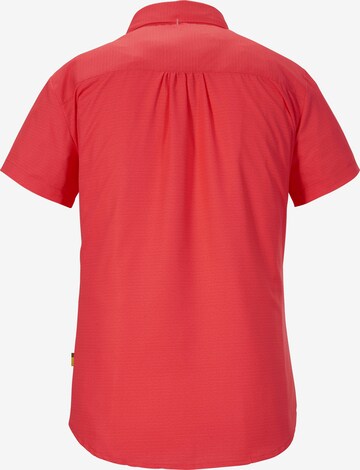 KILLTEC Athletic Button Up Shirt in Red