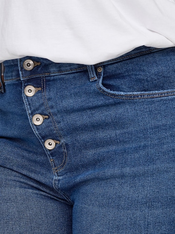 ONLY Carmakoma Skinny Jeans 'CARLola' in Blauw