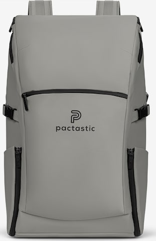 Pactastic Backpack in Grey: front