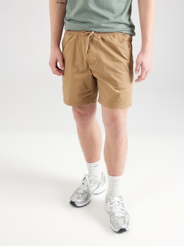 HOLLISTER Normální Kalhoty – zelená: přední strana