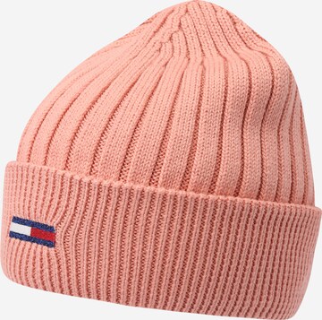 Tommy Jeans Beanie in Orange: front