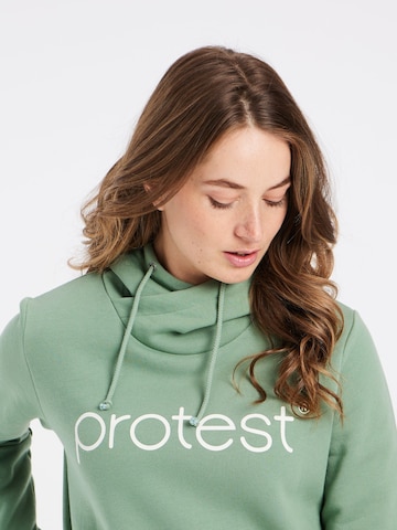 PROTEST Sweater 'CLASSIC LOGO HOODY' in Green