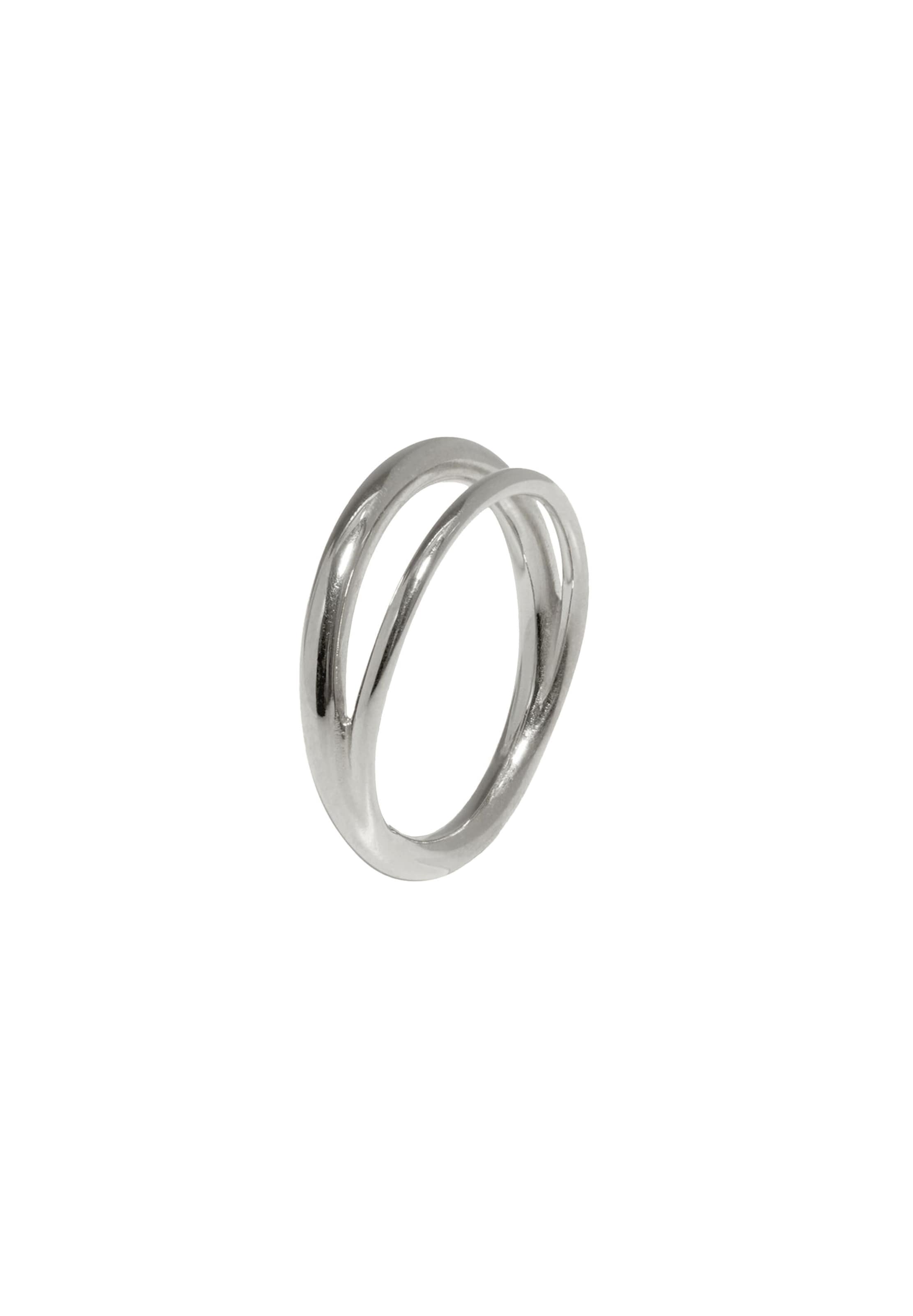 Stilnest Ring in Silver: front