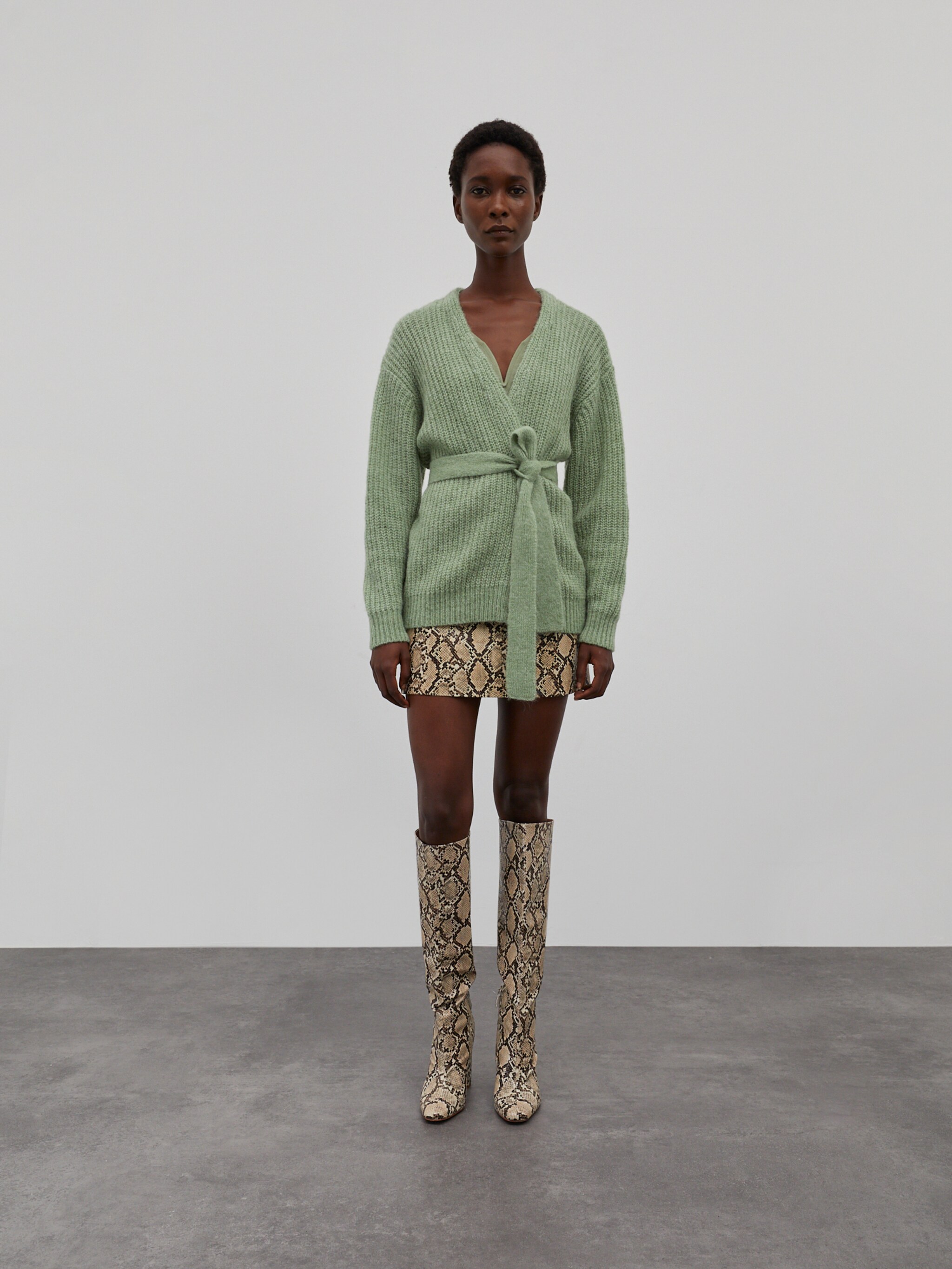 EDITED  Strickjacke 'Annika' grün