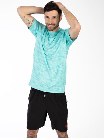 Maglia funzionale di Spyder in blu: frontale
