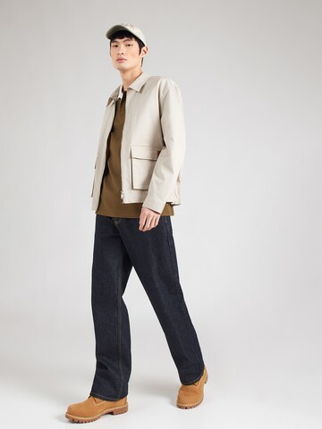 Volcom Majica 'CURBSTONE' | rjava barva