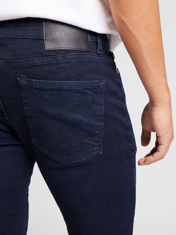 Only & Sons Slimfit Jeans in Blau