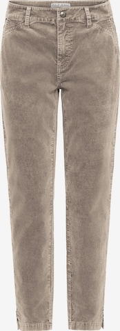 Pulz Regular Broek in Beige: voorkant