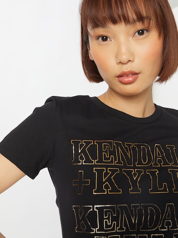 KENDALL + KYLIE T-Shirt in Schwarz