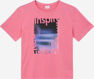 T-Shirt s.Oliver en rose : devant