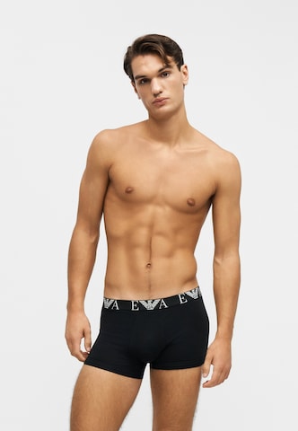 Emporio Armani Шорты Боксеры в Синий: спереди