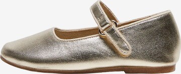 MANGO KIDS Ballerina's in Goud: voorkant