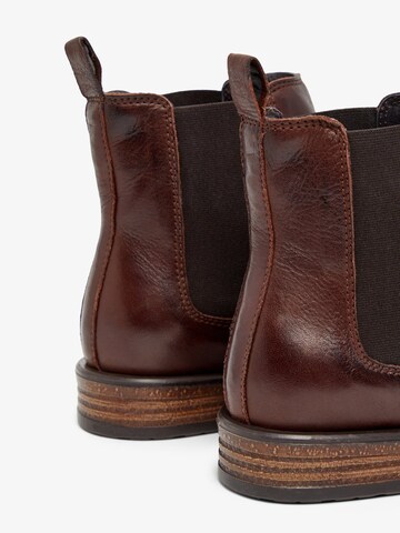 Chelsea Boots Bianco en marron