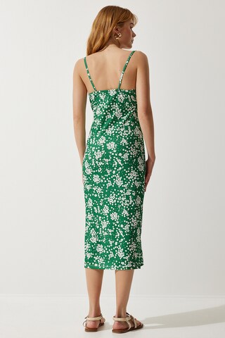 žalia Happiness İstanbul Vasarinė suknelė