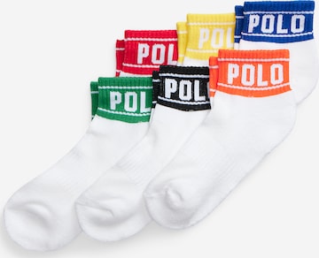 Polo Ralph Lauren Κάλτσες σε λευκό: μπροστά