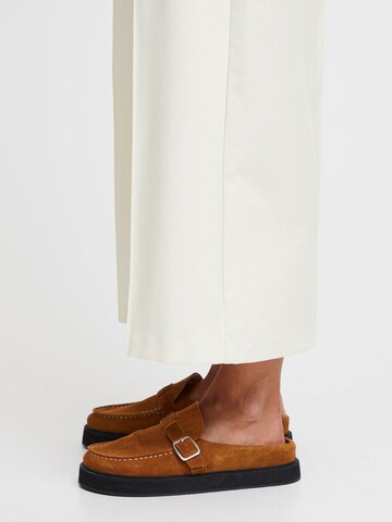 Wide Leg Pantalon 'Kate' ICHI en blanc
