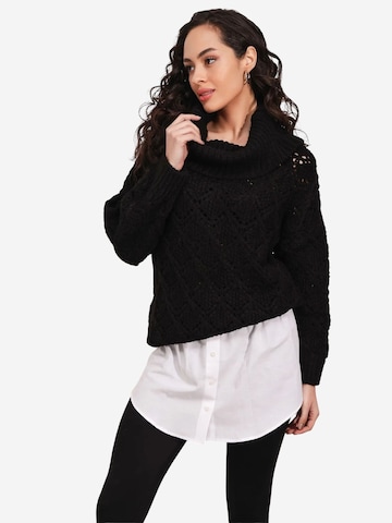 BigdartSlimfit Sweater majica 'Kapuzenpullover' - bijela boja