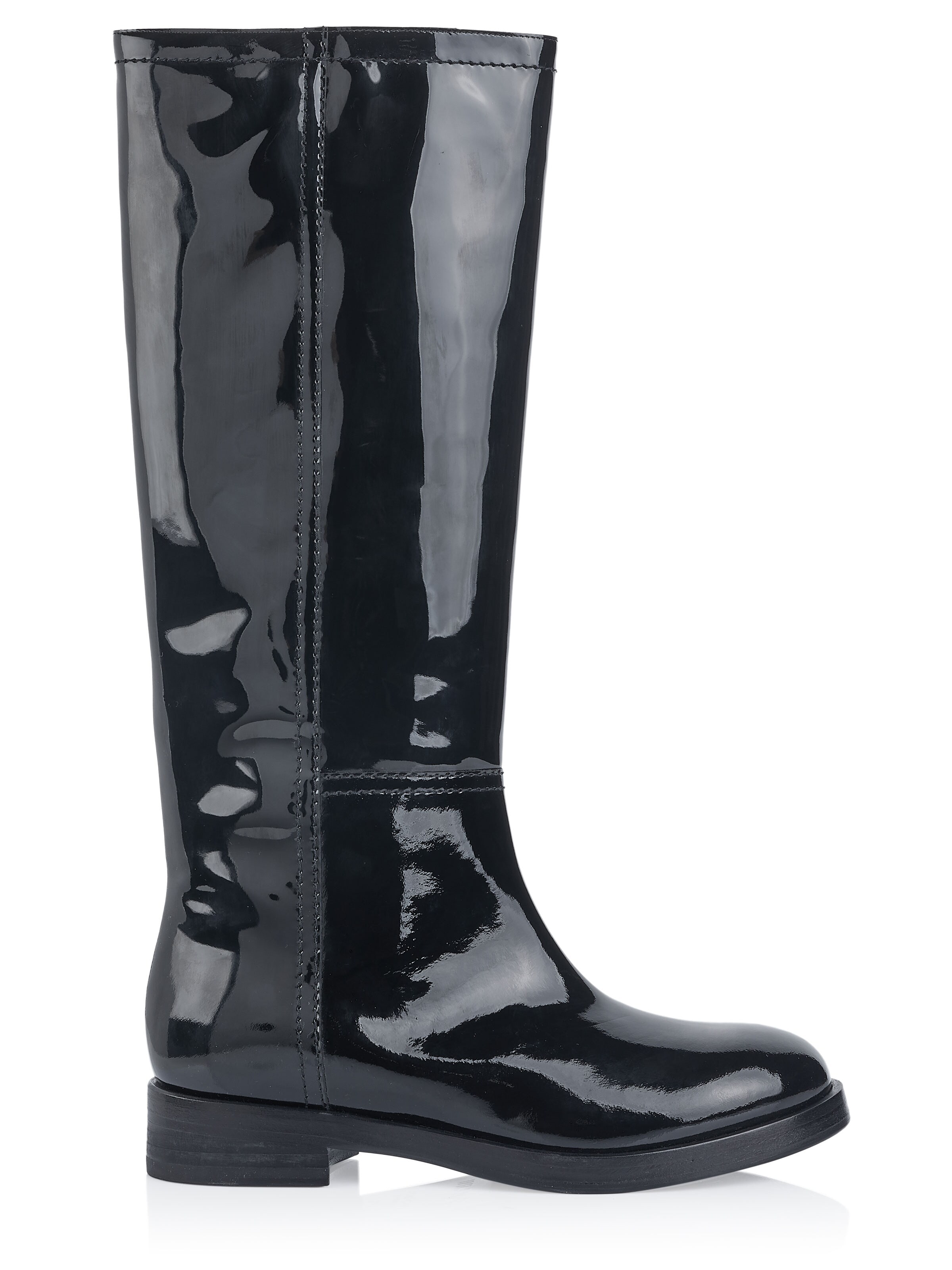 POLLINILežerne čizme 'Pollini Stiefel' - crna boja