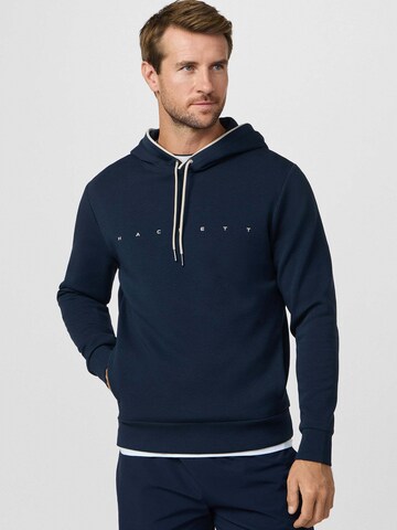 Hackett London Sweatshirt 'ESSENTIAL' in Blauw: voorkant