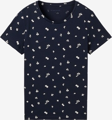 T-shirt TOM TAILOR en bleu : devant