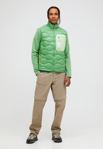 Gilet PEAK PERFORMANCE en vert : devant