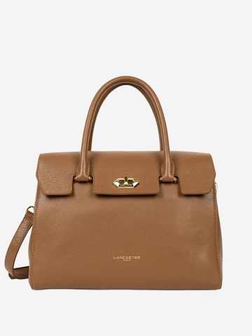 LANCASTER Paris Handtas 'Lancaster Sac à Rabat Foulonné Milano L Camel' in Bruin