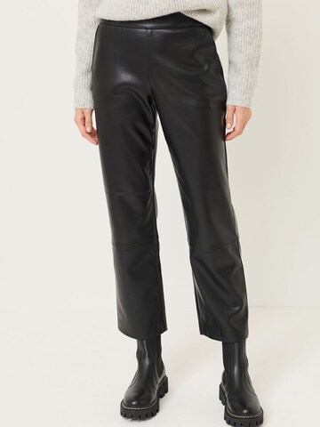 Regular Pantalon Tamaris en noir : devant