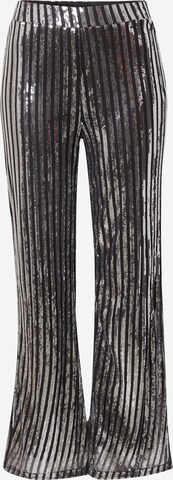 Wide leg Pantaloni di Oasis in argento: frontale