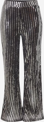 Wide leg Pantaloni di Oasis in argento: frontale