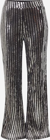 Oasis Wide leg Broek in Zilver: voorkant