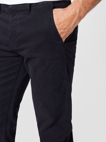 Coupe slim Pantalon chino 'Taber' BOSS en noir