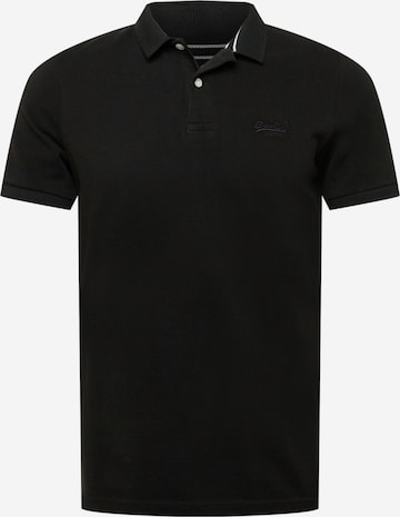 Superdry - Camiseta en negro: frente