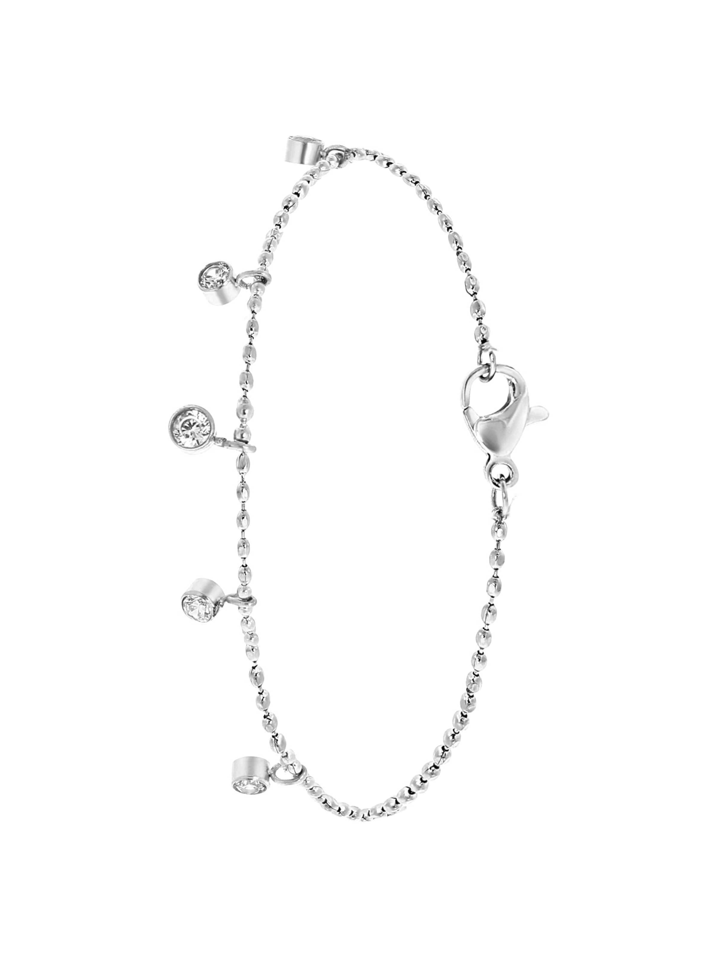 Lucardi Bracelet in Silver: front