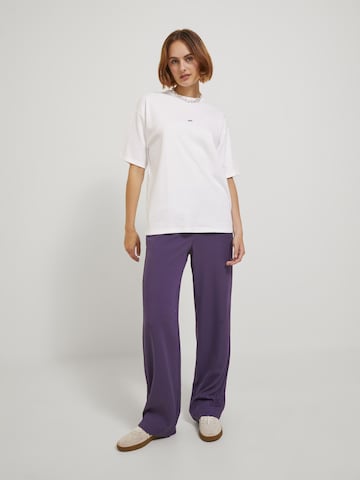 JJXX Wide leg Trousers 'Poppy' in Purple