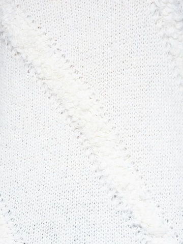 Ombre Pullover in Weiß