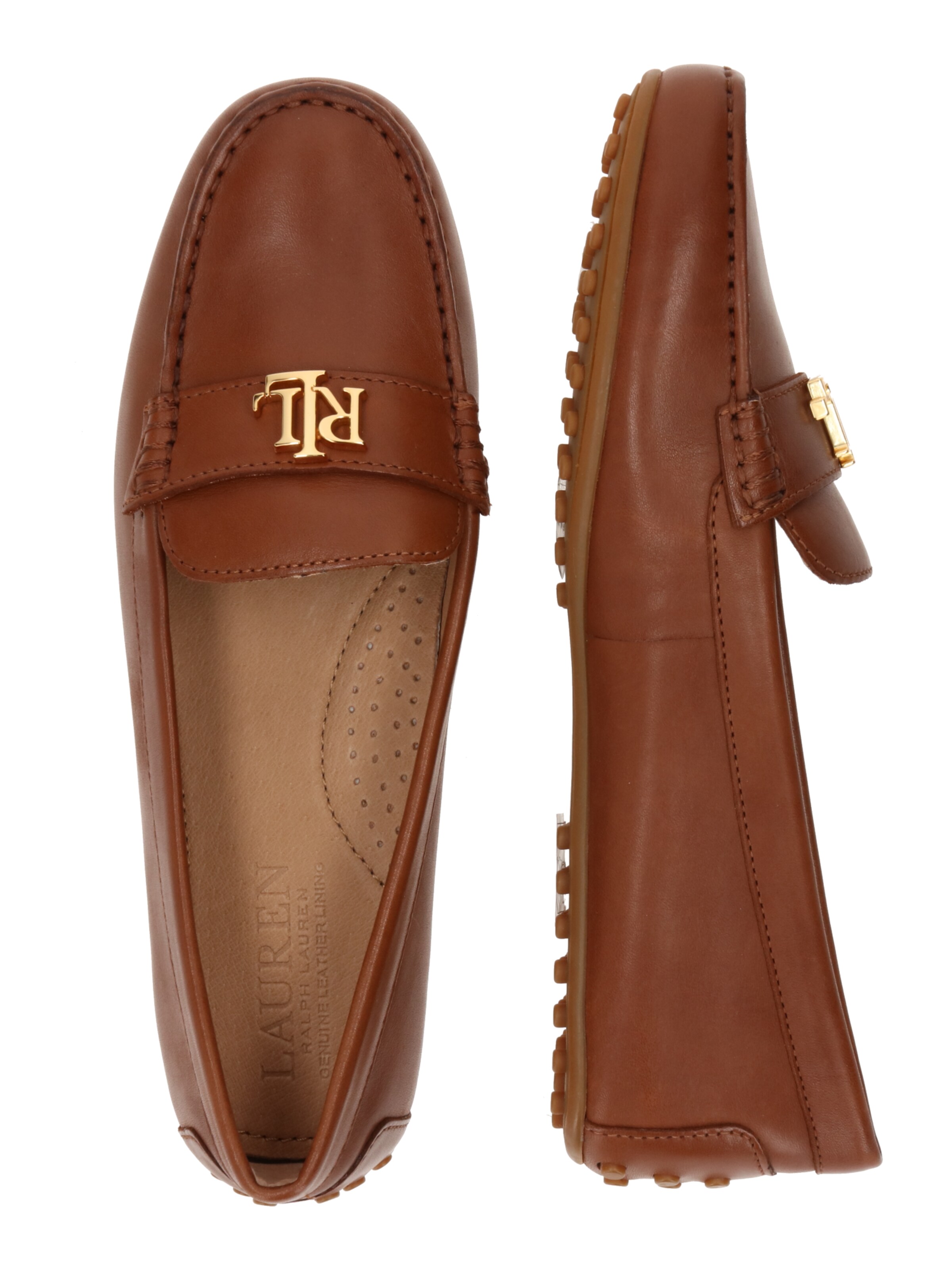 Lauren Ralph Lauren Instappers in Bruin