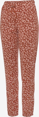 VIVANCE Pyjamahose ' Dreams ' in Braun