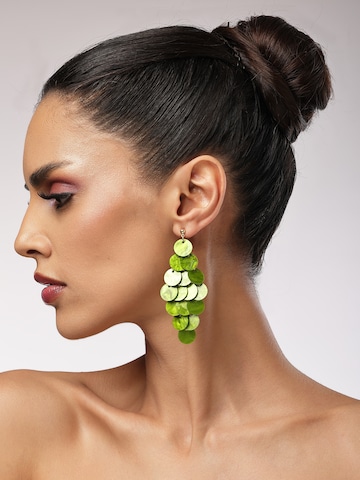 AVANT-GARDE PARIS Earrings in Green: front