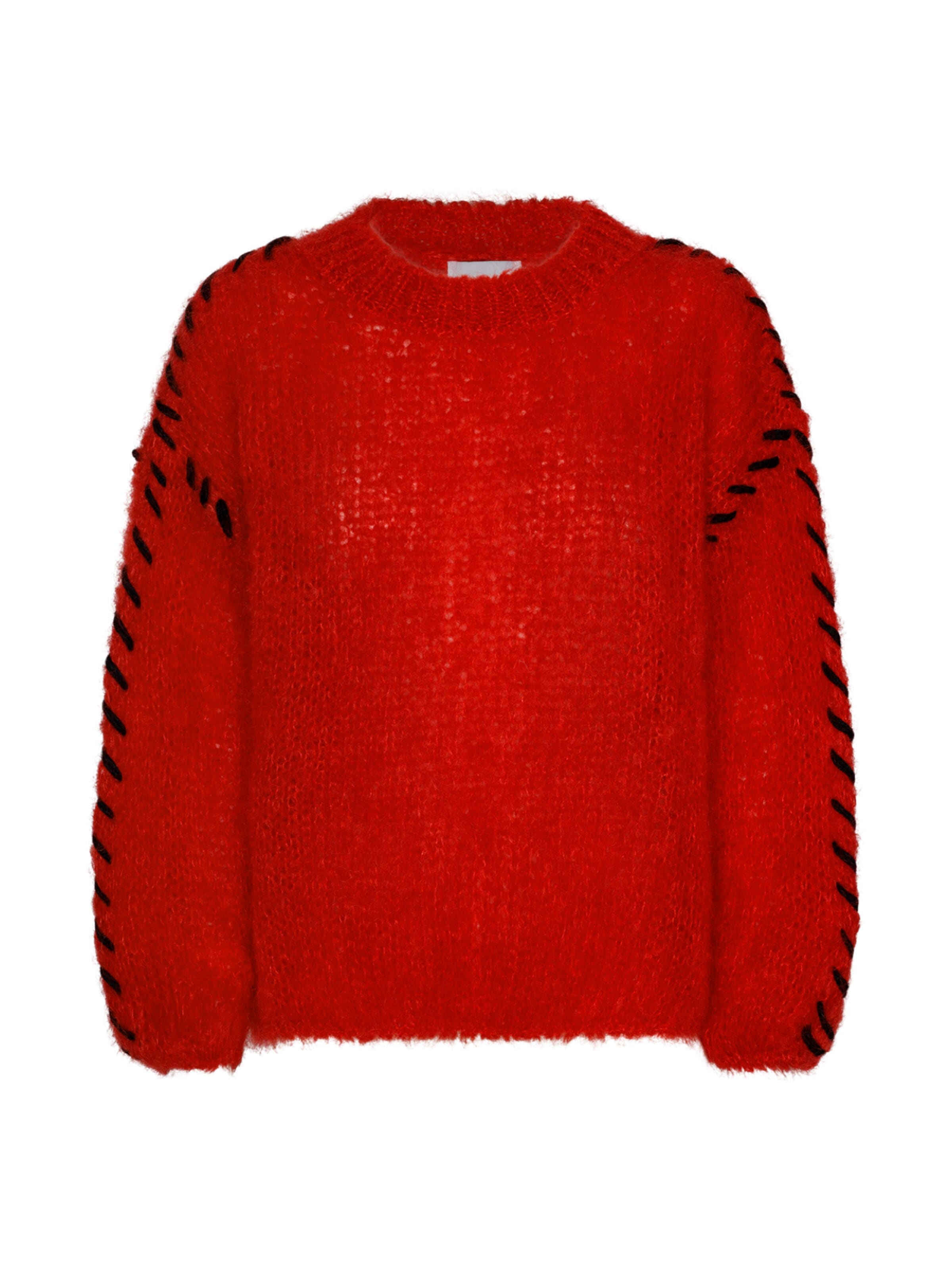 americandreams Oversized Sweater 'Catia Mohair' in S-M in Red, Item view