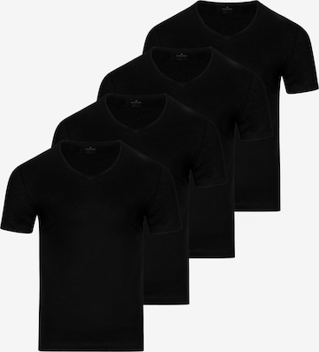 Ragman Undershirt 'Basic' in Black: front