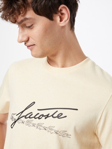 LACOSTE T-Shirt in Gelb