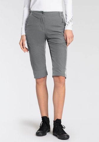 KILLTEC Outdoor Pants in Grey: front