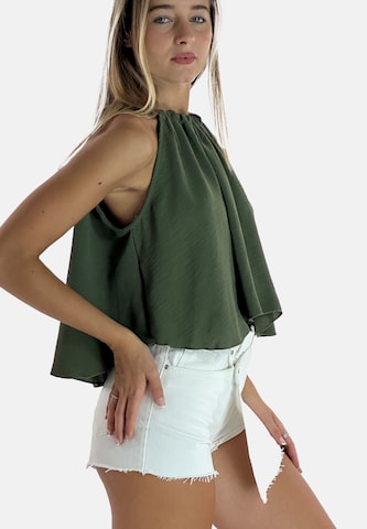 Camicia da donna di Elara in verde