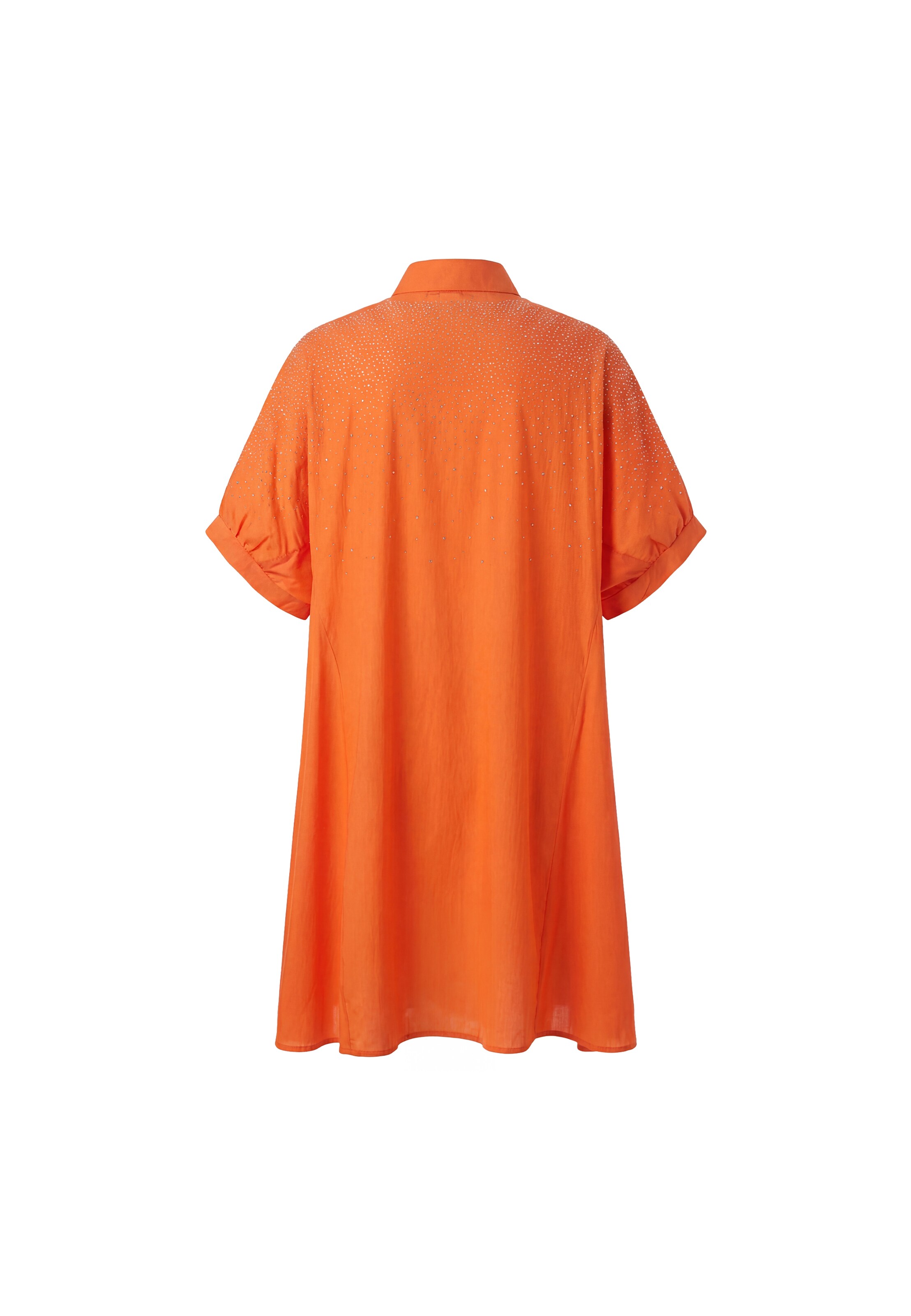 faina - Vestido camisero 'Glow' en naranja