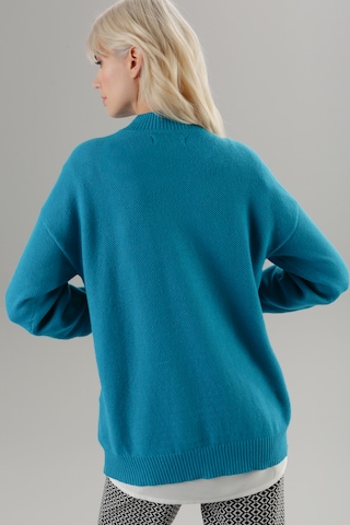 Aniston SELECTED Pullover in Blau