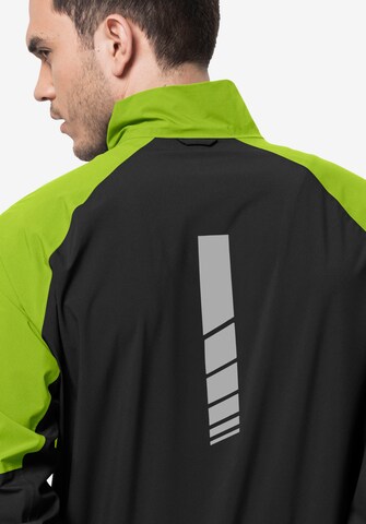 JACK WOLFSKIN Athletic Jacket in Green